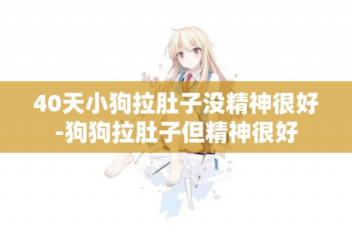 40天小狗拉肚子沒精神很好-狗狗拉肚子但精神很好