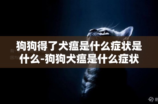 狗狗得了犬瘟是什么癥狀是什么-狗狗犬瘟是什么癥狀