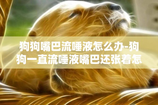 狗狗嘴巴流唾液怎么辦-狗狗一直流唾液嘴巴還張著怎么回事