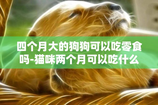 四個月大的狗狗可以吃零食嗎-貓咪兩個月可以吃什么零食
