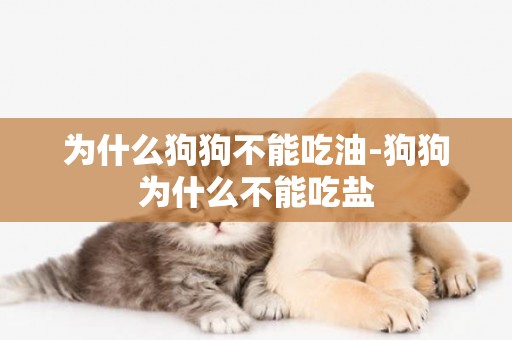 為什么狗狗不能吃油-狗狗為什么不能吃鹽