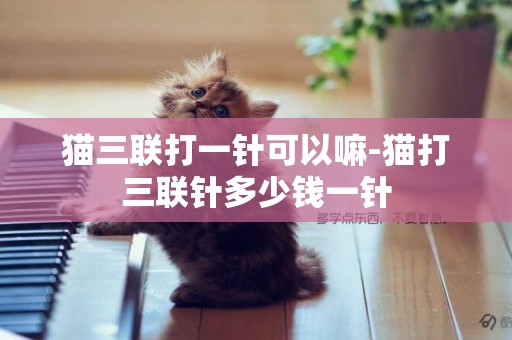 貓三聯打一針可以嘛-貓打三聯針多少錢一針