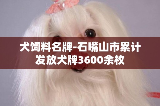 犬飼料名牌-石嘴山市累計發放犬牌3600余枚