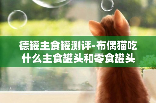 德罐主食罐測評-布偶貓吃什么主食罐頭和零食罐頭