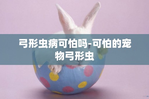 弓形蟲病可怕嗎-可怕的寵物弓形蟲