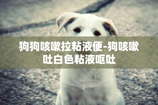 狗狗咳嗽拉粘液便-狗咳嗽吐白色粘液嘔吐