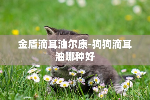 金盾滴耳油爾康-狗狗滴耳油哪種好