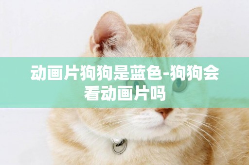 動畫片狗狗是藍色-狗狗會看動畫片嗎