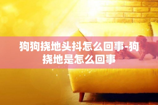 狗狗撓地頭抖怎么回事-狗撓地是怎么回事