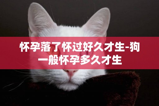 懷孕落了懷過好久才生-狗一般懷孕多久才生