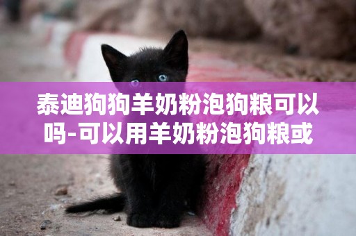 泰迪狗狗羊奶粉泡狗糧可以嗎-可以用羊奶粉泡狗糧或奶糕