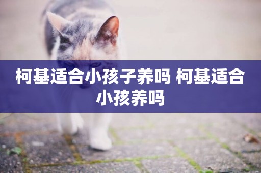 柯基適合小孩子養嗎 柯基適合小孩養嗎
