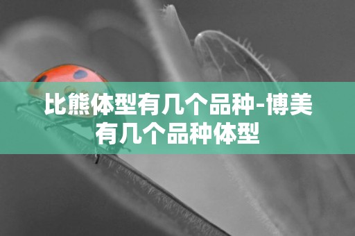 比熊體型有幾個品種-博美有幾個品種體型