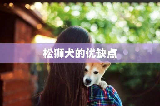 松獅犬的優缺點