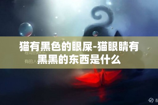 貓有黑色的眼屎-貓眼睛有黑黑的東西是什么