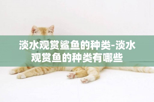 淡水觀賞鯊魚的種類-淡水觀賞魚的種類有哪些
