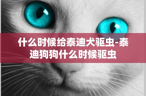 什么時候給泰迪犬驅蟲-泰迪狗狗什么時候驅蟲