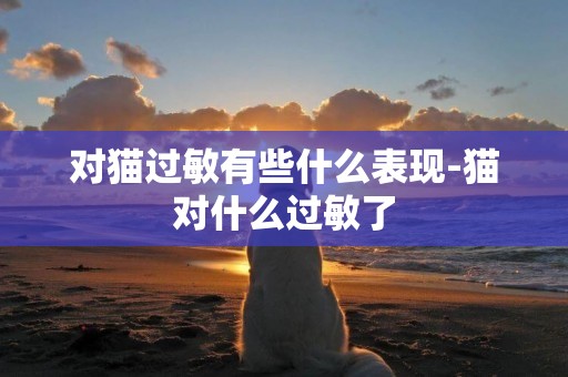 對貓過敏有些什么表現-貓對什么過敏了