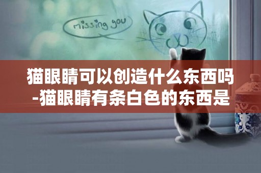 貓眼睛可以創造什么東西嗎-貓眼睛有條白色的東西是什么東西嗎