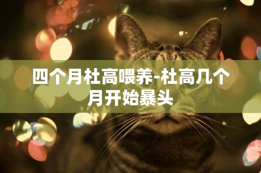 四個月杜高喂養-杜高幾個月開始暴頭