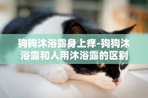 狗狗沐浴露身上癢-狗狗沐浴露和人用沐浴露的區別