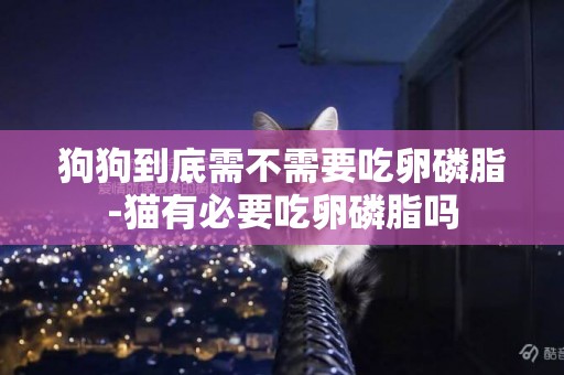 狗狗到底需不需要吃卵磷脂-貓有必要吃卵磷脂嗎