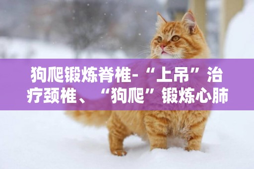 狗爬鍛煉脊椎-“上吊”治療頸椎、“狗爬”鍛煉心肺