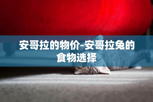 安哥拉的物價-安哥拉兔的食物選擇