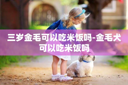 三歲金毛可以吃米飯嗎-金毛犬可以吃米飯嗎