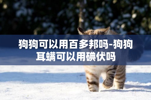 狗狗可以用百多邦嗎-狗狗耳螨可以用碘伏嗎