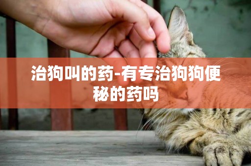 治狗叫的藥-有專治狗狗便秘的藥嗎