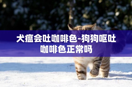 犬瘟會吐咖啡色-狗狗嘔吐咖啡色正常嗎