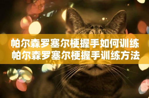 帕爾森羅塞爾梗握手如何訓練 帕爾森羅塞爾梗握手訓練方法