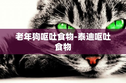 老年狗嘔吐食物-泰迪嘔吐食物