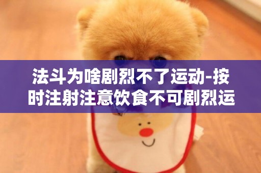 法斗為啥劇烈不了運動-按時注射注意飲食不可劇烈運動