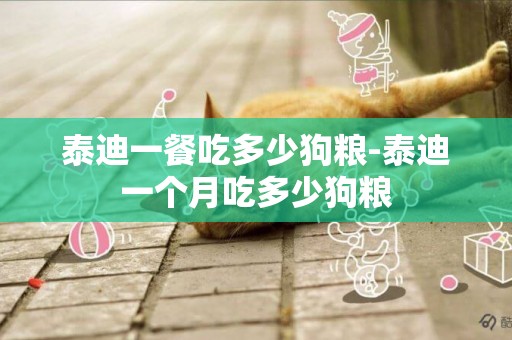 泰迪一餐吃多少狗糧-泰迪一個月吃多少狗糧