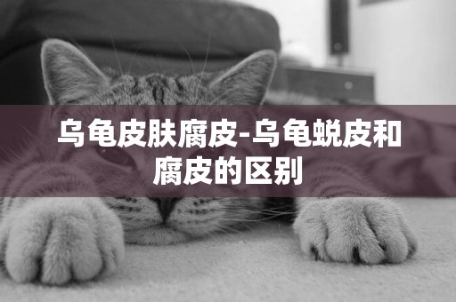 烏龜皮膚腐皮-烏龜蛻皮和腐皮的區別
