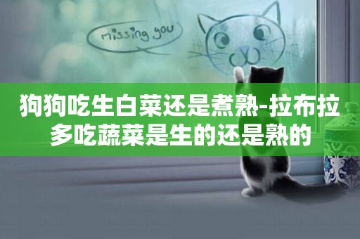狗狗吃生白菜還是煮熟-拉布拉多吃蔬菜是生的還是熟的