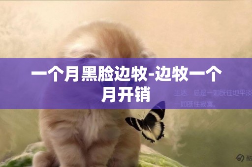 一個月黑臉邊牧-邊牧一個月開銷