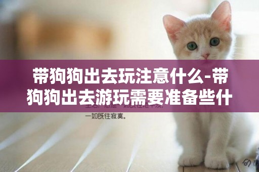 帶狗狗出去玩注意什么-帶狗狗出去游玩需要準備些什么