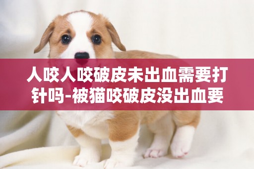 人咬人咬破皮未出血需要打針嗎-被貓咬破皮沒出血要打針嗎