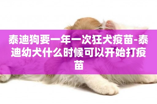 泰迪狗要一年一次狂犬疫苗-泰迪幼犬什么時候可以開始打疫苗