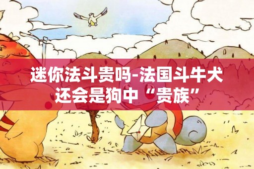 迷你法斗貴嗎-法國斗牛犬還會是狗中“貴族”