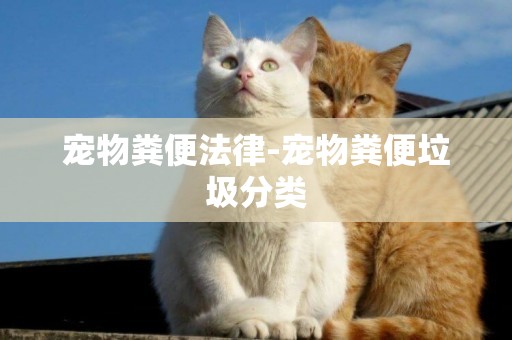 寵物糞便法律-寵物糞便垃圾分類