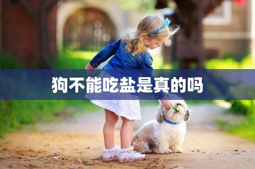 狗不能吃鹽是真的嗎