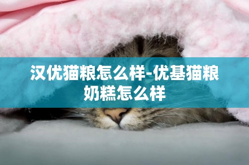 漢優貓糧怎么樣-優基貓糧奶糕怎么樣