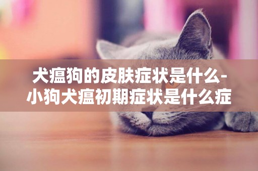 犬瘟狗的皮膚癥狀是什么-小狗犬瘟初期癥狀是什么癥狀