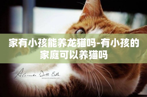 家有小孩能養龍貓嗎-有小孩的家庭可以養貓嗎