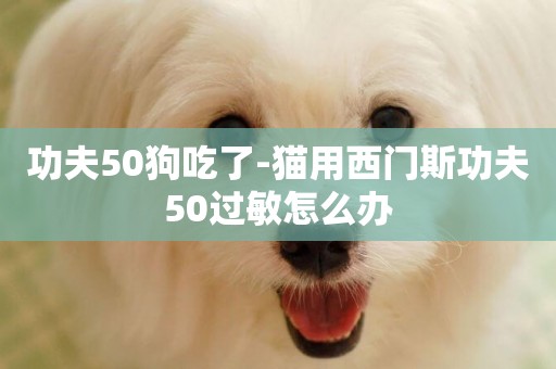 功夫50狗吃了-貓用西門斯功夫50過敏怎么辦