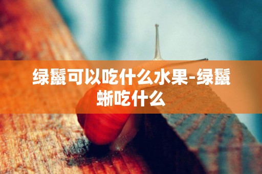 綠鬣可以吃什么水果-綠鬣蜥吃什么